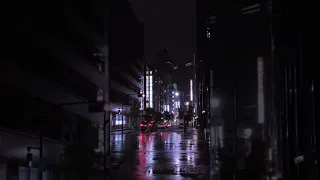 Late night walk mood in Tokyo, Japan 🇯🇵