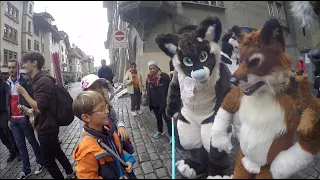 Swissfurs Public Fursuiting Fun in Bern 10/2022