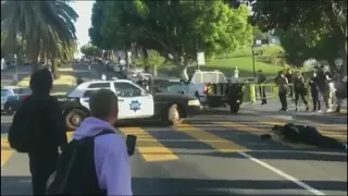 Caught On Camera: Skateboarder, Police Officer Collision At SF Dolores Park