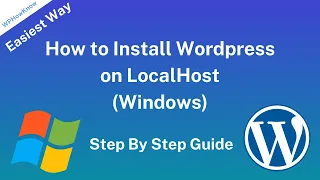 How to install WordPress on localhost using Bitnami | Windows