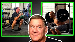 Barbell vs. Kettlebell Squats | Dan John