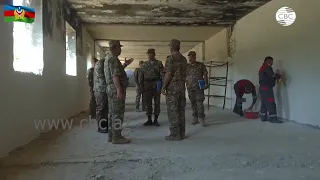 Воинские части на освобожденных территориях Азербайджана
