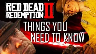 Red Dead Redemption 2: 10 Things You NEED TO KNOW