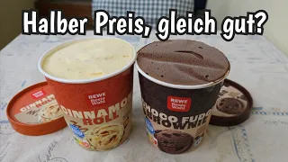 REWE macht auf Ben & Jerry's Eis: Cinnamon Rolls & Choc Fudge Brownie