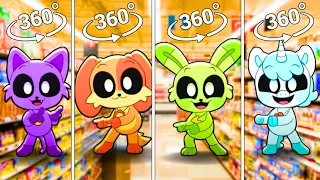 360 VR Smiling Critters POKEDANCE in Supermarket | Poppy playtime