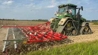 FARM UPDATE 256 Guttler cultivator on demo, finish beet drilling, preparing soil for Capulet beans