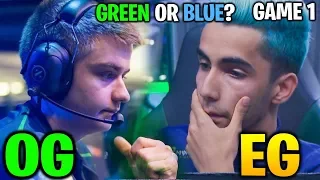 OG vs EG TI8 - TOO MUCH GOOD DOTA - THE INTERNATIONAL 2018 Game 1