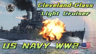 USS Cleveland & USS Fargo - USN Light Cruisers - History & Guide