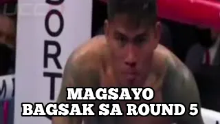 MAGSAYO BAGSAK SA ROUND 5 LABAN KAY CEJA