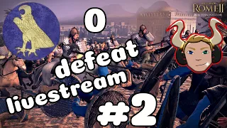 🔴 ZERO  DEFEAT CAMPAIGN: TOTAL WAR ROME 2: EGYPT PART 2