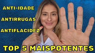 Os 5 Melhores Ativos ANTI-IDADE, ANTIRRUGAS e ANTIFLACIDEZ para a Pele!