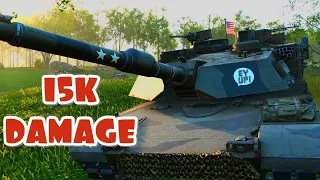 15K DAMAGE in 5 MINTUES in WORLD OF TANKS CONSOLE WOT CONSOLE MODERN ARMOR