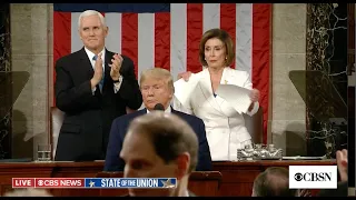 Pelosi Denied a Handshake From Trump at SOTU