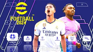 eFootball PES 2024 PPSSPP Chelito | PES 2024 PSP C19 ISO (No Savedata & No Textures) BEST GRAPHICS