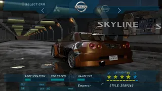 NFS Underground Definitive Edition | Bonus Car | Nissan Skyline GT-R "Eddie"|  Showcase and Gameplay