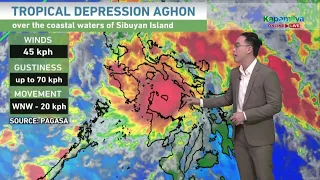 Wind signal nakataas sa Metro Manila, iba pang lugar dahil sa bagyong #AghonPH