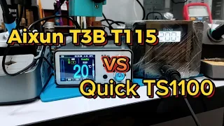 JC Aixun T3B T115 solder station (Unboxing) VS Quick TS1100 solder station review (2023)