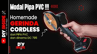 How to make a CORDLESS Grinder from PVC PIPE