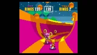 Amy Rose in Sonic 2 (MD)(ROM Hack) All Emeralds 100% Clear