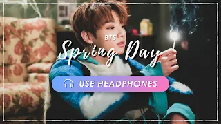 [8D AUDIO] BTS - Spring Day (봄날) [ USE HEADPHONES ] 🎧