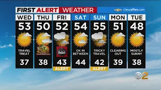 First Alert Forecast: CBS2 11/22 Evening Weather at 6PM