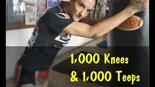 Sylvie's Muay Thai Technique Vlog - 1,000 Knees & 1,000 Teeps