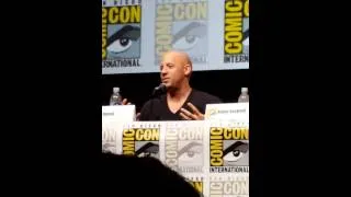 SDCC 2013 RIDDICK Panel Clip Vin Diesel