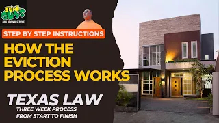 How Does The Eviction Process Work In Texas "EASY STEP BY STEP  INSTRUCTIONS" #eviction #junkremoval