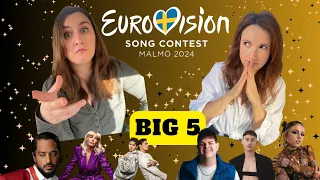 Eurovision 2024: Big 5 + Sweden Rehearsals REACTION