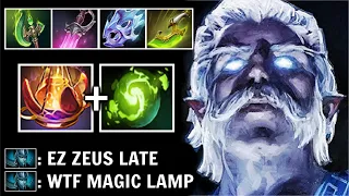 SUPER CARRY ZEUS vs Rapier PA Crazy Magic Lamp Build Delete Tinker Mid Like a Pro EPIC Dota 2