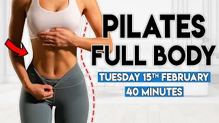PILATES FULL BODY BURN | 40 minute Home Workout