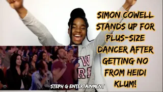 Simon Cowell Stands Up For Plus-Size Dancer After Getting NO From Heidi Klum