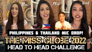 THE MISS GLOBE 2022 HEAD TO HEAD CHALLENGE | PHILIPPINES, THAILAND, VIETNAM, CHINA&TAIWAN | REACTION