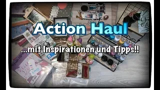 Action Haul (deutsch) Inspiration und Tipps Embossingfolder DIY Sets uvm. Scrapbook basteln