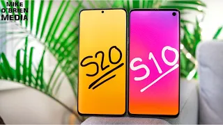 Samsung Galaxy S20 vs S10 (COMPARING S10 vs. S20 REGULAR)