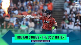 The Best of Tristan Stubbs - Sunrisers' 360° hitter | Betway SA20