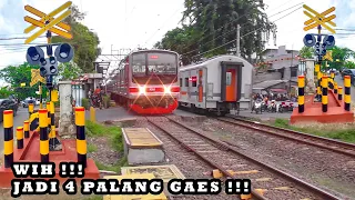 UPDATE Jadi 4 Palang !! Palang Kyosan Di Perlintasan Kereta Api JPL 38 Kini Makin Keren !! Tapi...