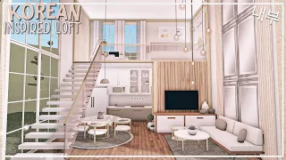 BLOXBURG: Korean Inspired Loft Home | interior build 🤍