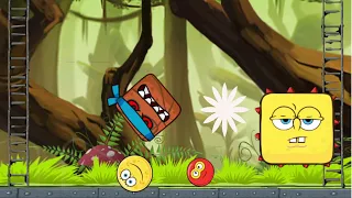 RED BALL 4 SPONGEBOB AMONG BALL &SUPER BALL 'FUSION BATTLE' with SPONGEBOB BOSS 3 & GOOMBA BOSS 2