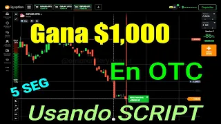 Gana $1,000 Estrategia GANADORA trading2023 iqoption OTC Brutal 5 seg SUPER SCRIT altamente efectiva