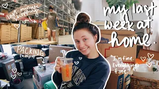 WEEK IN MY LIFE | my last week at home, apartment shopping & PACKING | post-grad diaries ep.4