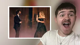 TEENAGERS FIRST TIME HEARING | Josh Groban & Kelly Clarkson - All I Ask Of You (Live) | REACTION !