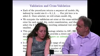 Statistical Learning: 6.5 Validation and cross validation