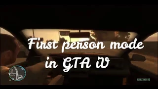 How to install first person mod in GTA IV