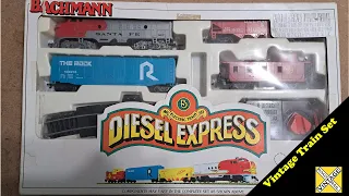 Very Cheap Bachmann Diesel Express Vintage HO Scale Train set - Will it Run?