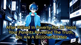 After Raised In Poverty For 23 Years Your Parents Revealed The Truth, You Are A Billionaire's Heir