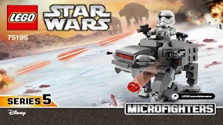 LEGO Star Wars SKI SPEEDER VS. FIRST ORDER WALKER MIC 75195 Лего Звездные войны Пехота VS Спидера #1