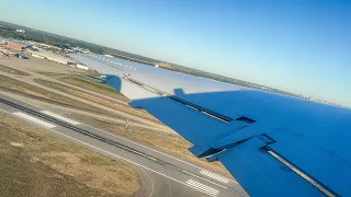 {4K} Powerful & Silky Smooth Richmond Takeoff ~ American Eagle ~ Piedmont ~ Embraer ERJ-145LR ~ RIC