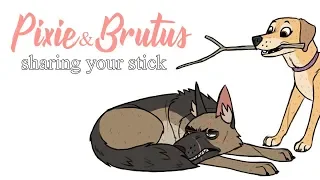 Grumpy Brutus and Happy Lola | Pixie and Brutus Comic Dub