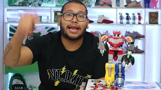 Unboxing/Review of the Hasbro Power Rangers Dino Megazord (Amazon Exclusive) Español